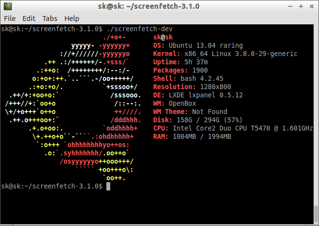 sk@sk: ~-screenfetch-3.1.0_008