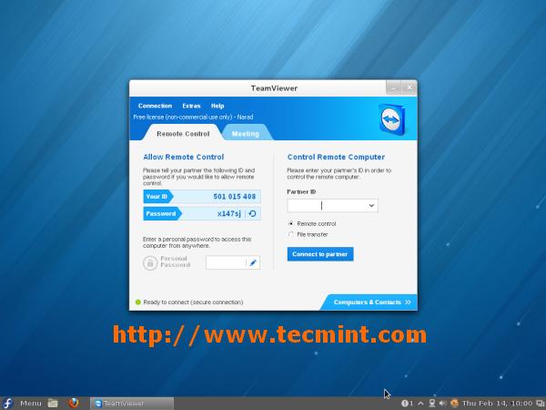 Running TeamViewer in Fedora 18