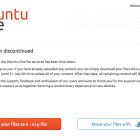 Ubuntu One服务正式关闭