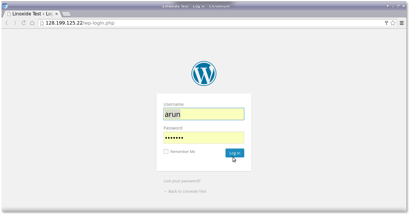 wordpress 登录