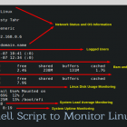 一个Linux中用于监控的简易shell脚本