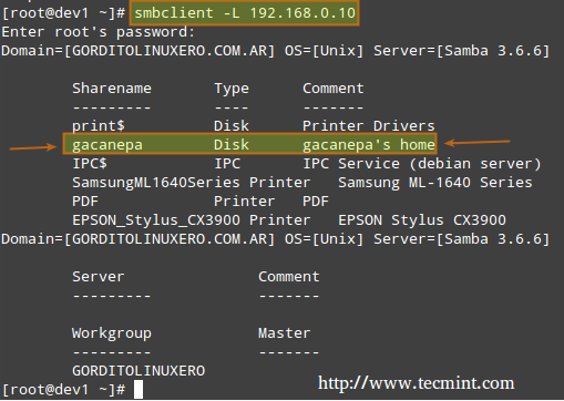 Mount Samba Share in Linux