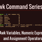 awk 系列：怎样使用 awk 变量、数值表达式以及赋值运算符