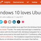 Canonical 发布公告称 “Windows 10 爱 Ubuntu”