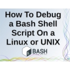 如何在 Linux 或者 UNIX 下调试 Bash Shell 脚本