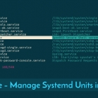chkservice：在 Linux 终端管理 systemd 单元的工具