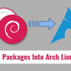 将 DEB 软件包转换成 Arch Linux 软件包