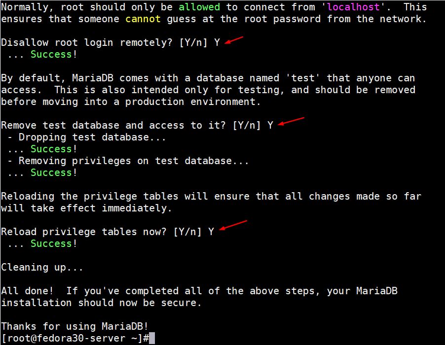Secure-MariaDB-Installation-Part2