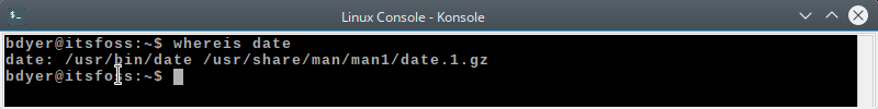 whereis date output