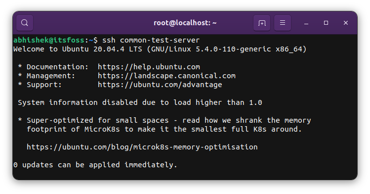 GNOME 控制台在 SSH 连接时变成紫色