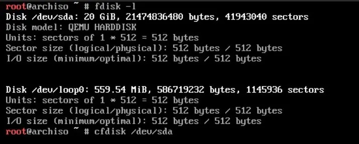 fdisk -l 之前的分区