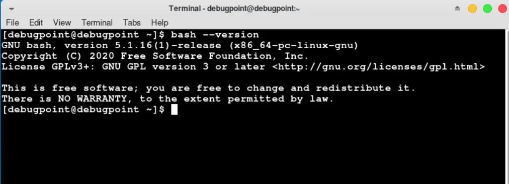 Linux 中的 Bash shell